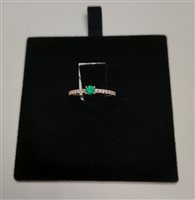 Anello Crivelli Donna in Oro rosa Smeraldo 234-4575-20